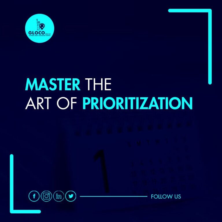 Master the Art of Prioritization