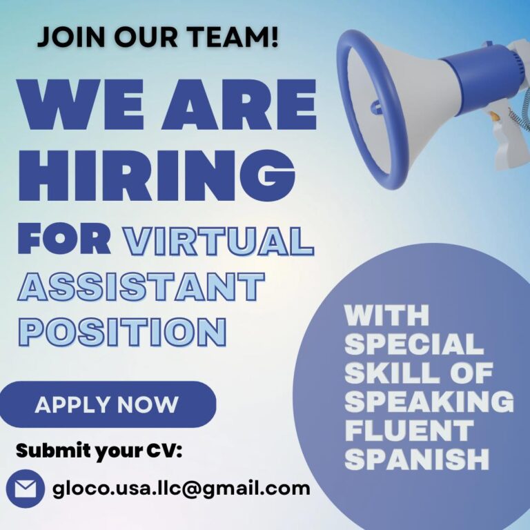 Hiring Virtual Assistant!